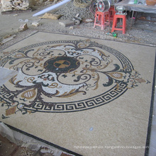 Floor/Wall decoration marble stone waterjet mosaic medallion